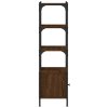 Knihovna se 3 policemi hnědý dub 41 x 30 x 109,5 cm kompozit 839002