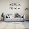 Koberec HUARTE krátký vlas měkký a pratelný modrý 200x200 cm 375137