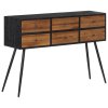 Konzolový stůl se zásuvkami 116 x 30 x 76 cm recyklovaný teak 358525