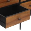 Konzolový stůl se zásuvkami 116 x 30 x 76 cm recyklovaný teak 358525