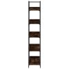 Knihovna s 5 policemi kouřový dub 100 x 33 x 180,5 cm kompozit 837699