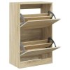 Botník dub sonoma 60 x 34 x 96,5 cm kompozitní dřevo 839947