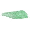 Skleník s ocelovým rámem zelený 110 m² 22 x 5 x 2,3 m 3188092