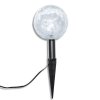 Solární zahradní světla 6 ks LED zemní bodce a solární panel 40870