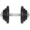 18dílný set jednoručních činek 40 kg litina 91411