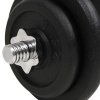 18dílný set jednoručních činek 40 kg litina 91411