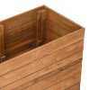 Vyvýšený záhon 150x40x72 cm recyklované teakové dřevo a ocel 47429