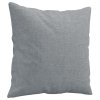 2místná pohovka s polštáři světle šedá 120 cm textil 3200901