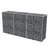 Gabionový koš pozinkovaná ocel 200 x 50 x 100 cm 142552