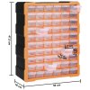 Organizér se 60 zásuvkami 38 x 16 x 47,5 cm 147587