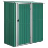 Zahradní kůlna zelená 180,5 x 97 x 209,5 cm pozinkovaná ocel 150903