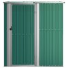 Zahradní kůlna zelená 180,5 x 97 x 209,5 cm pozinkovaná ocel 150903