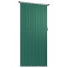 Zahradní kůlna zelená 180,5 x 97 x 209,5 cm pozinkovaná ocel 150903