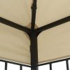 Altán se světelnými LED řetězy 3 x 3 m krémový 3070320