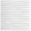 Nástěnné panely 12 ks bílé 50 x 50 cm xPS 3 m² kámen 356937