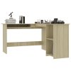 Rohový psací stůl dub sonoma 120 x 140 x 75 cm kompozitní dřevo 800750