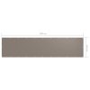 Balkónová zástěna taupe 120 x 500 cm oxfordská látka 134994