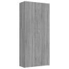 Botník šedý sonoma 80 x 35,5 x 180 cm kompozitní dřevo 815277