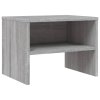 Noční stolky 2 ks šedé sonoma 40 x 30 x 30 cm kompozitní dřevo 815240