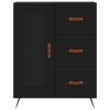 Příborník černý 69,5 x 34 x 90 cm kompozitní dřevo 828013