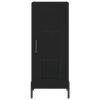 Příborník černý 34,5 x 34 x 90 cm kompozitní dřevo 828805