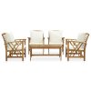 5dílná zahradní sedací souprava s poduškami masivní akácie 3057990