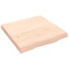 Stolní deska 60x60x(2-6) cm neošetřený masivní dubové dřevo 3156289