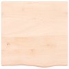 Stolní deska 60x60x(2-6) cm neošetřený masivní dubové dřevo 3156289
