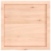 Stolní deska 60x60x(2-6) cm neošetřený masivní dubové dřevo 3156289
