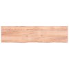 Stolní deska světle hnědá 200x50x(2-6)cm ošetřený masivní dub 3156398