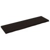 Stolní deska tmavě hnědá 180x50x(2-6)cm ošetřený masivní dub 3156455