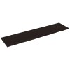 Stolní deska tmavě hnědá 200x50x(2-4)cm ošetřený masivní dub 3156460