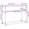Konzolový stolek dub sonoma 100 x 35,5 x 75 cm kompozitní dřevo 834066