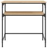 Konzolový stolek dub sonoma 75 x 35,5 x 75 cm kompozitní dřevo 834051