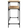 Konzolový stolek dub sonoma 75 x 35,5 x 75 cm kompozitní dřevo 834051