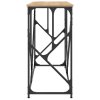 Konzolový stolek dub sonoma 100 x 40 x 80 cm kompozitní dřevo 834116
