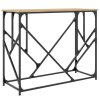 Konzolový stolek dub sonoma 100 x 40 x 80 cm kompozitní dřevo 834116