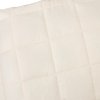 Zátěžová deka světle krémová 155 x 220 cm 11 kg textil 350759
