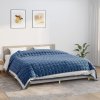 Zátěžová deka modrá 220 x 260 cm 11 kg textil 350802