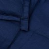 Zátěžová deka modrá 152 x 203 cm 11 kg textil 3154802