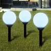 Venkovní osvětlení příjezdové cesty 3 ks LED 20 cm se zápichem 40864