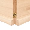 Stolní deska 160x50x(2-4) cm neošetřený masivní dubové dřevo 3156322