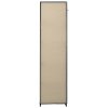 Šatní skříň s přihrádkami a tyčemi krémová 150x45x176 cm textil 282435