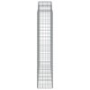Klenutý gabionový koš 200 x 50 x 200/220 cm pozinkované železo 153500
