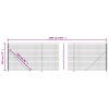 Drátěný plot s přírubami antracitový 2 x 25 m 154318