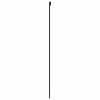 Posuvné dveře černé 102,5 x 205 cm tvrzené sklo a hliník 155200