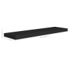 Plovoucí nástěnné police 4 ks černé 90 x 23,5 x 3,8 cm MDF 323840