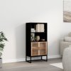 Highboard černý 60 x 35 x 125 cm kompozitní dřevo 352134