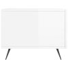 Konferenční stolky 2 ks lesklé bílé 50x50x40cm kompozitní dřevo 829337