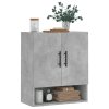 Nástěnná skříňka betonově šedá 60 x 31 x 70 cm kompozitní dřevo 829936